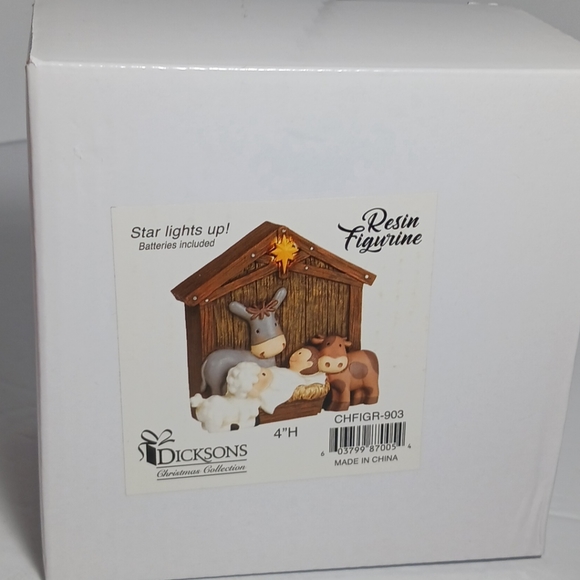 Dicksons Christmas Collection Nativity Resin Figurine 4" Christmas Figurines - Picture 5 of 6